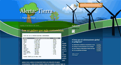 Desktop Screenshot of alertatierra-cambioclimatico.blogspot.com