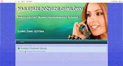 Desktop Screenshot of chwilowkigdynia.blogspot.com