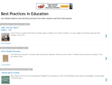 Tablet Screenshot of bestpracticesineducation.blogspot.com