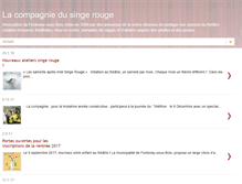Tablet Screenshot of lacompagniedusingerouge.blogspot.com