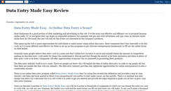 Desktop Screenshot of dataentrymadeeasyreview.blogspot.com