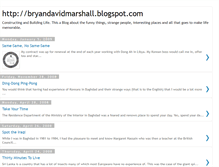 Tablet Screenshot of bryandavidmarshall.blogspot.com