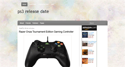 Desktop Screenshot of buyps3releasedate.blogspot.com