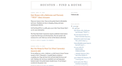 Desktop Screenshot of houston-findahouse.blogspot.com