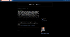 Desktop Screenshot of foxrxcare.blogspot.com