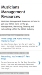 Mobile Screenshot of musicians-management-resources.blogspot.com