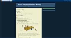 Desktop Screenshot of habbocodigosparahabbomoedas.blogspot.com