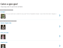Tablet Screenshot of cakesagoogoo.blogspot.com