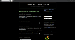 Desktop Screenshot of liquidshadowdesigns.blogspot.com