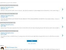 Tablet Screenshot of christopherallanpsychic.blogspot.com