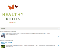Tablet Screenshot of healthyroots-company.blogspot.com