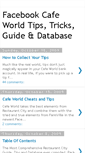 Mobile Screenshot of cafeworldtips.blogspot.com