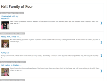 Tablet Screenshot of hallfamilyof4.blogspot.com