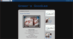 Desktop Screenshot of greersgoodies.blogspot.com