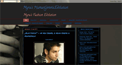 Desktop Screenshot of evolutionofmyra.blogspot.com
