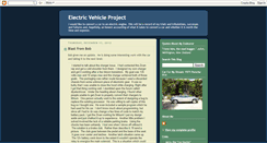 Desktop Screenshot of electricvehicleproject.blogspot.com