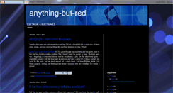 Desktop Screenshot of anything-but-red.blogspot.com
