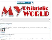 Tablet Screenshot of myphilatelicworld.blogspot.com