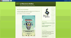 Desktop Screenshot of larutadelagrafica.blogspot.com
