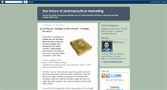 Desktop Screenshot of futureofpharmamarketing.blogspot.com
