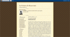 Desktop Screenshot of lacronicadebenavente.blogspot.com