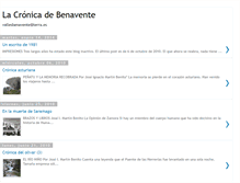 Tablet Screenshot of lacronicadebenavente.blogspot.com