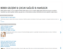 Tablet Screenshot of bebek-cocuk.blogspot.com