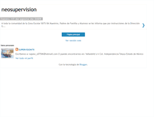 Tablet Screenshot of neosupervision.blogspot.com