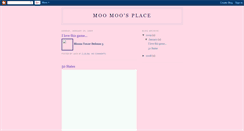 Desktop Screenshot of moomoosplace.blogspot.com