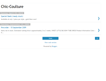Tablet Screenshot of chic-coulture.blogspot.com