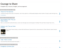 Tablet Screenshot of couragetoshare.blogspot.com