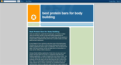 Desktop Screenshot of best-proteinbars-bodybuilding.blogspot.com