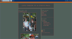 Desktop Screenshot of lifesbigcurveball.blogspot.com