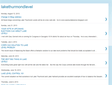 Tablet Screenshot of lakethurmondlevel.blogspot.com