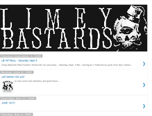 Tablet Screenshot of limeybastards.blogspot.com