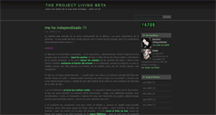 Desktop Screenshot of projectlivingbeta.blogspot.com