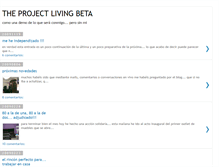 Tablet Screenshot of projectlivingbeta.blogspot.com