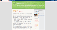 Desktop Screenshot of adventures-in-csharp.blogspot.com