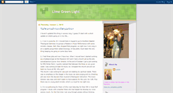 Desktop Screenshot of limegreenlight.blogspot.com