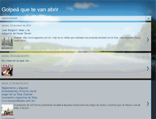 Tablet Screenshot of golpea-quetevanabrir.blogspot.com