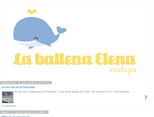 Tablet Screenshot of laballenaelena.blogspot.com