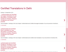 Tablet Screenshot of certifiedtranslationindelhi.blogspot.com