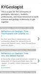Mobile Screenshot of kygeologist.blogspot.com
