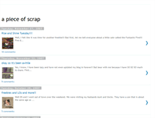 Tablet Screenshot of apieceofscrap.blogspot.com