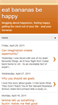 Mobile Screenshot of eatbananasbehappy.blogspot.com