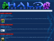 Tablet Screenshot of halotheuniverse.blogspot.com