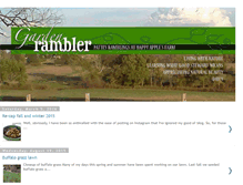 Tablet Screenshot of gardenrambler.blogspot.com