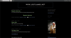 Desktop Screenshot of lostlambs.blogspot.com