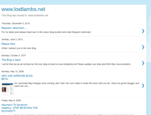 Tablet Screenshot of lostlambs.blogspot.com