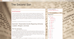 Desktop Screenshot of 2nd-son.blogspot.com